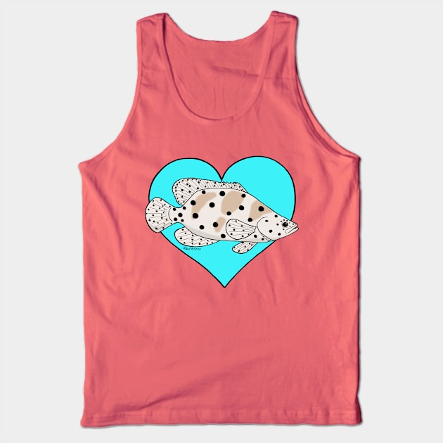 Panther Grouper Love Tank Top by HonuHoney